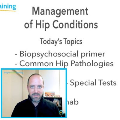 Management of Hip Conditions